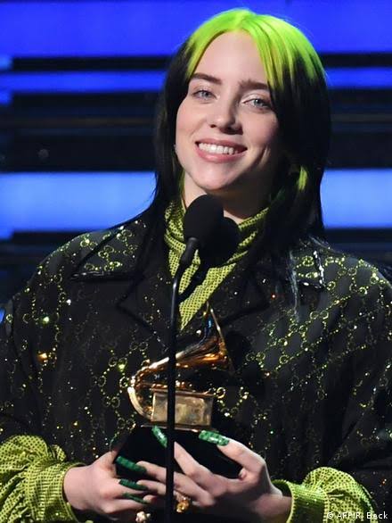 Billie Eilish performing on stage during Hit Me Hard and Soft: The Tour