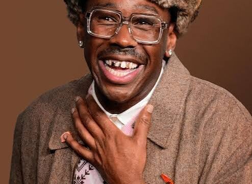 Tyler, the Creator performing on stage during the Chromakopia World Tour